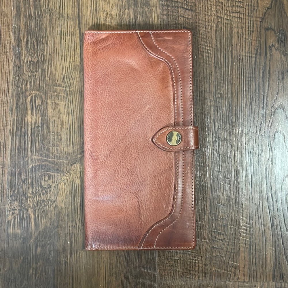 Frye travel wallet